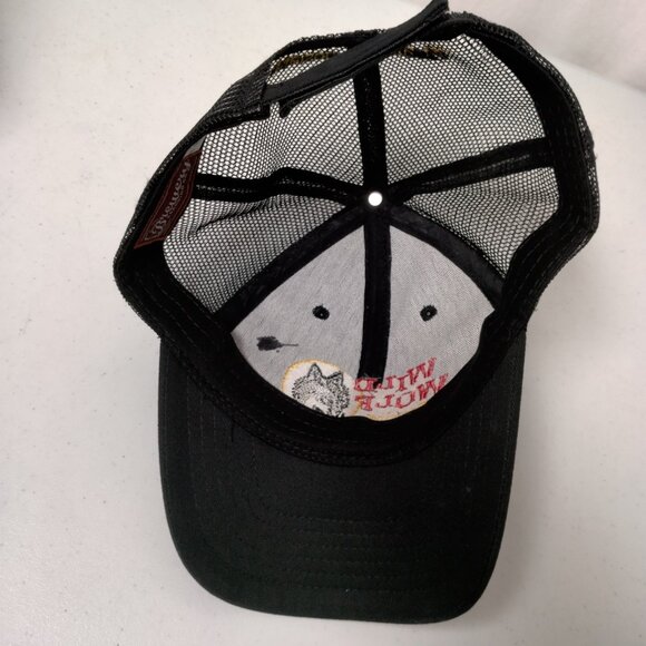 Wild Wolf Brewing Company Cap Hat Black Mesh Canvas Craft Beer Virginia Brewery - Picture 9 of 15